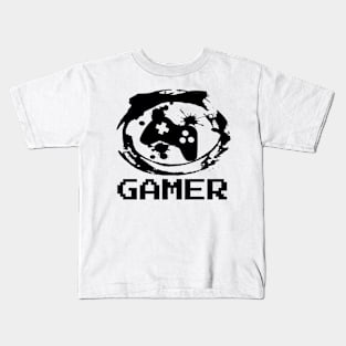 Gamer, player, gaming, controller Kids T-Shirt
